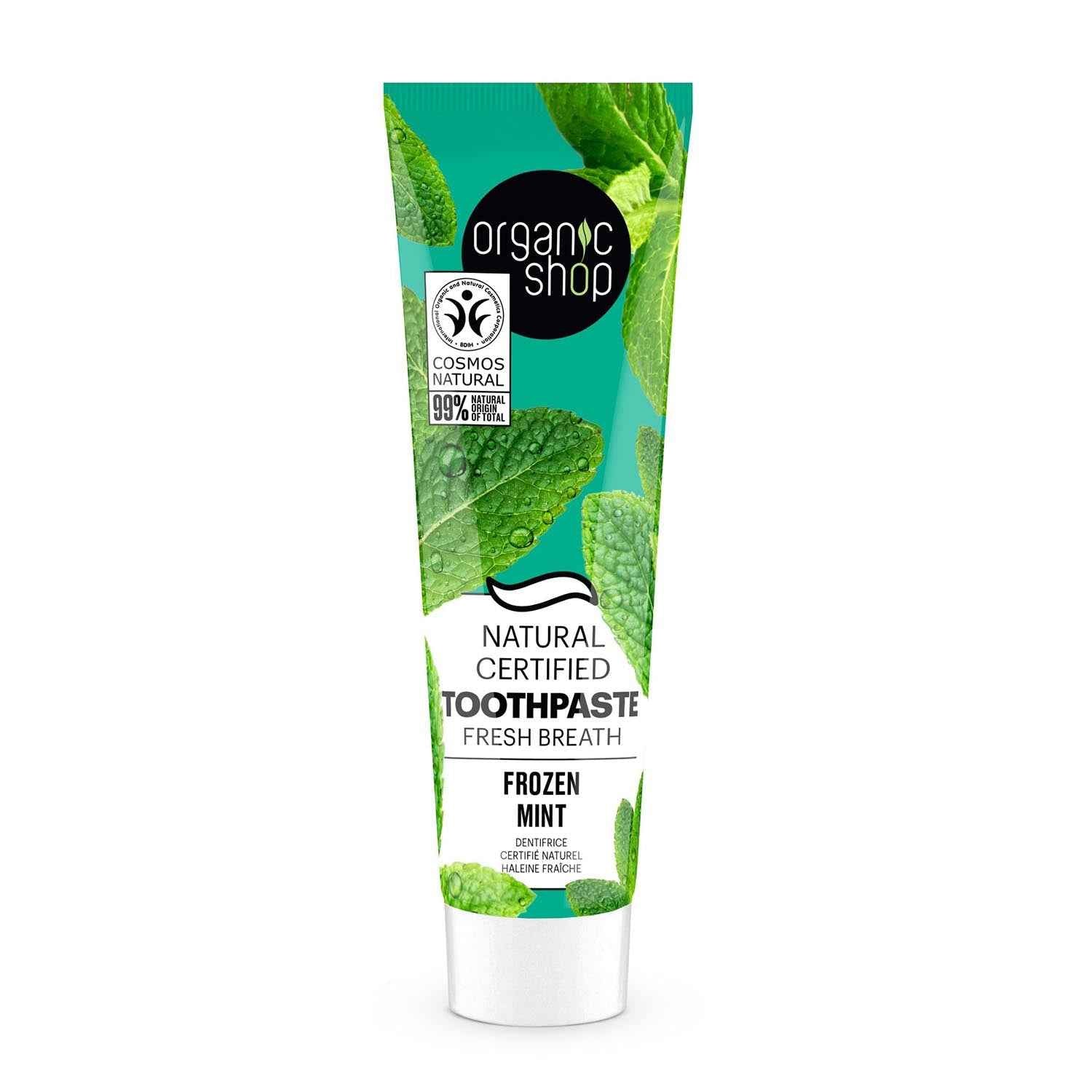 Organic Shop Frozen Mint Dentifrico Fresh Bearth 100Gr